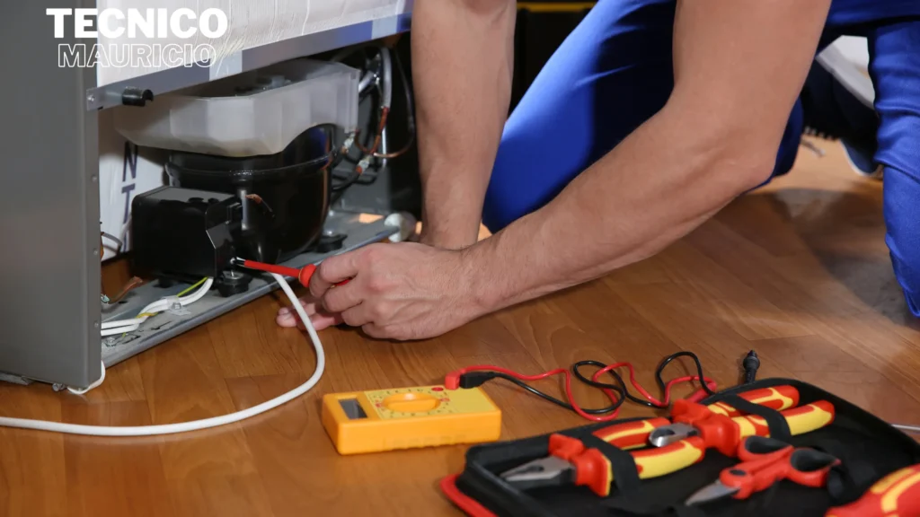 Inspección del arranque y compresor Reparación de refrigeradores en Bogotá